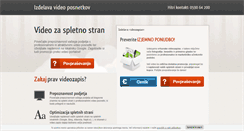 Desktop Screenshot of izdelava-video.si